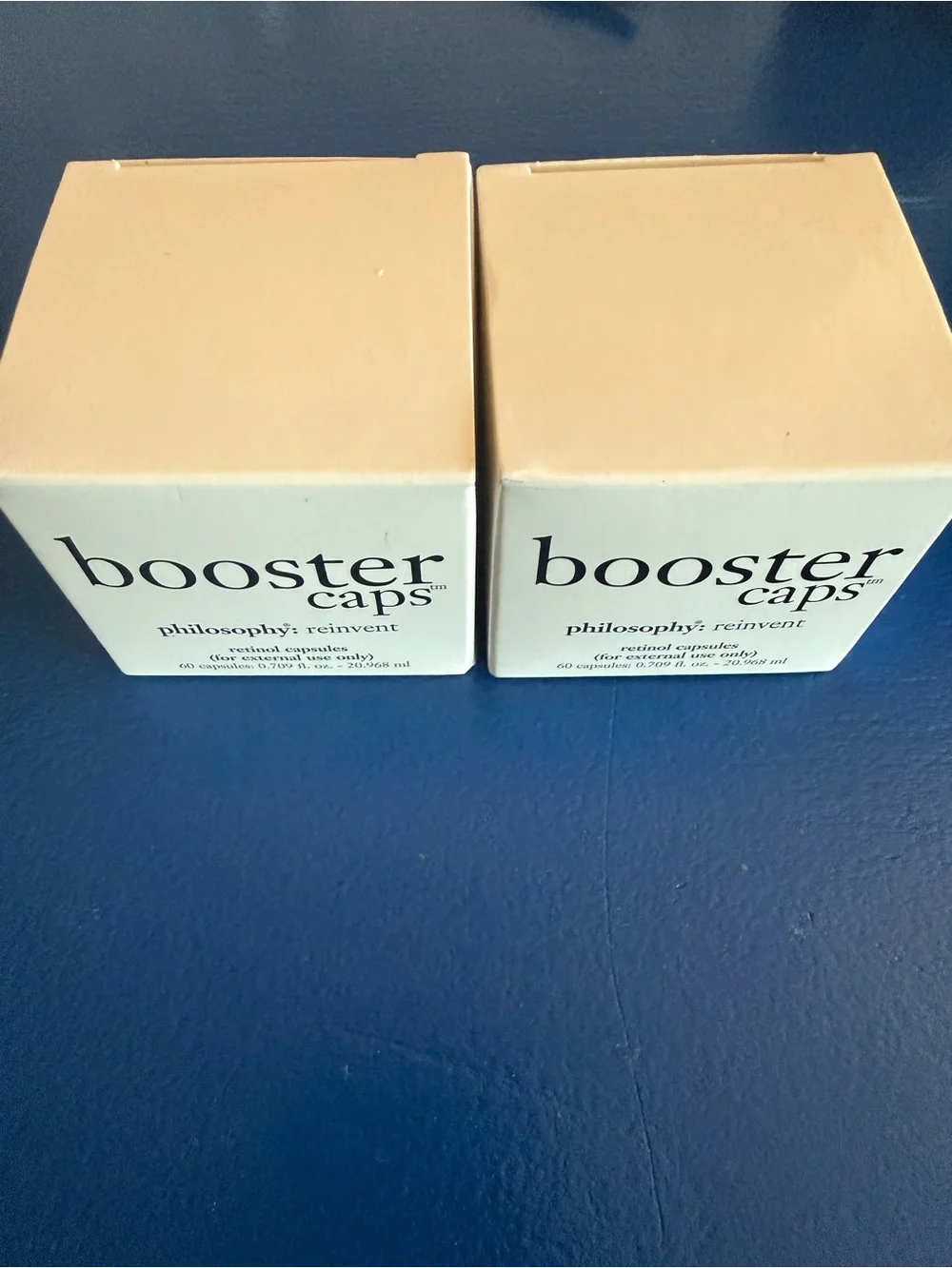 Philosophy Reinvent Booster Caps Retinol 60 Capsules NEW SEALED Skin Care